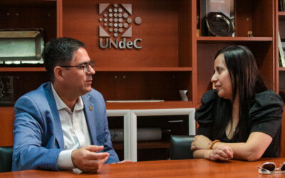 Gestión | UNdeC y UNLaR: Encuentro entre rectores para fortalecer la colaboración interinstitucional